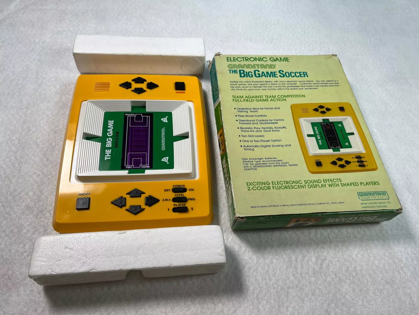 The Big Game Grandstand Tabletop Electronic Game Boxed