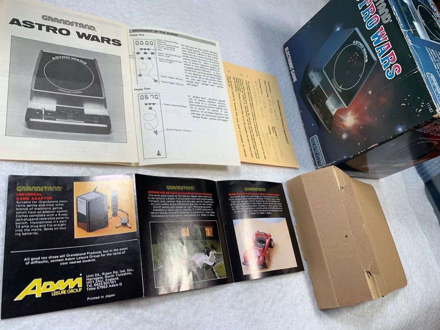 Astro Wars Grandstand Handheld Game with Box & Instructions