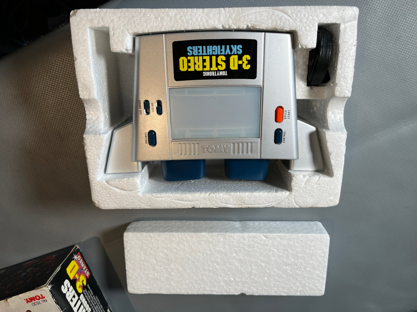 Tomytronic 3D Stereo Skyfighters. Vintage Handheld Electronic Game Boxed