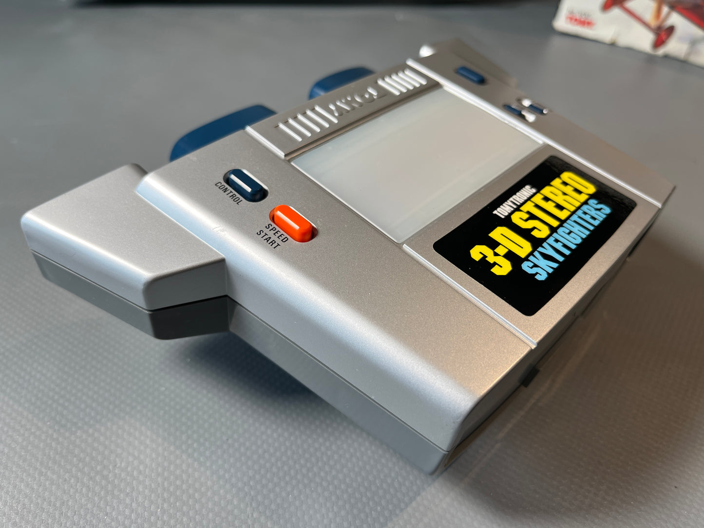 Tomytronic 3D Stereo Skyfighters. Vintage Handheld Electronic Game Boxed