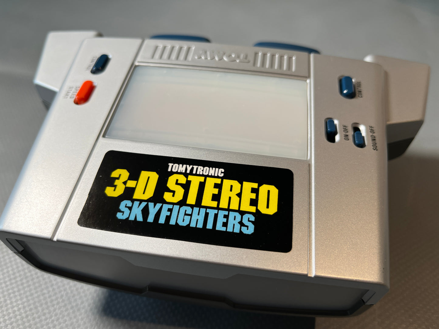 Tomytronic 3D Stereo Skyfighters. Vintage Handheld Electronic Game Boxed