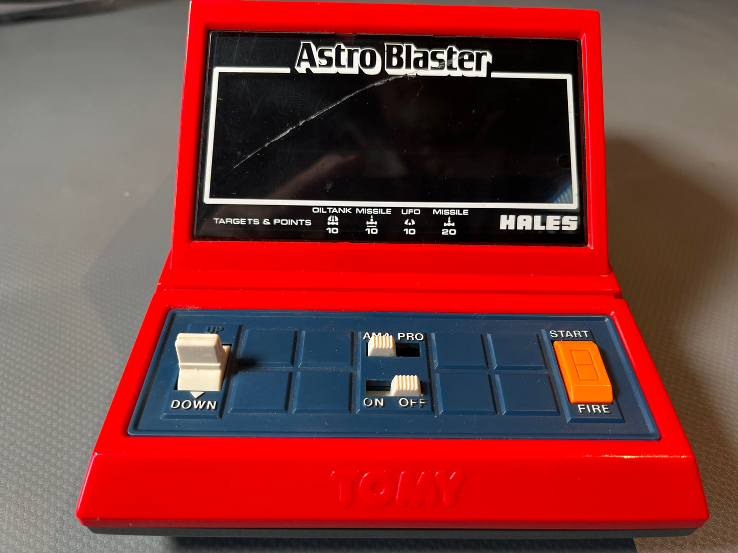 Tomy Hales Astro Blaster VFD Tabletop Game