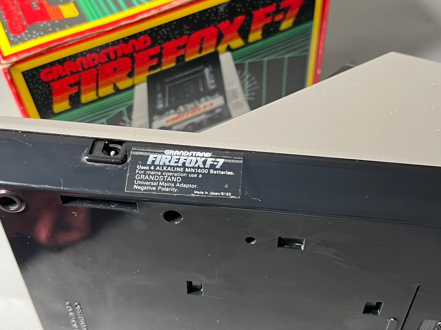 Grandstand Firefox F-7 Vintage Tabletop Game Boxed