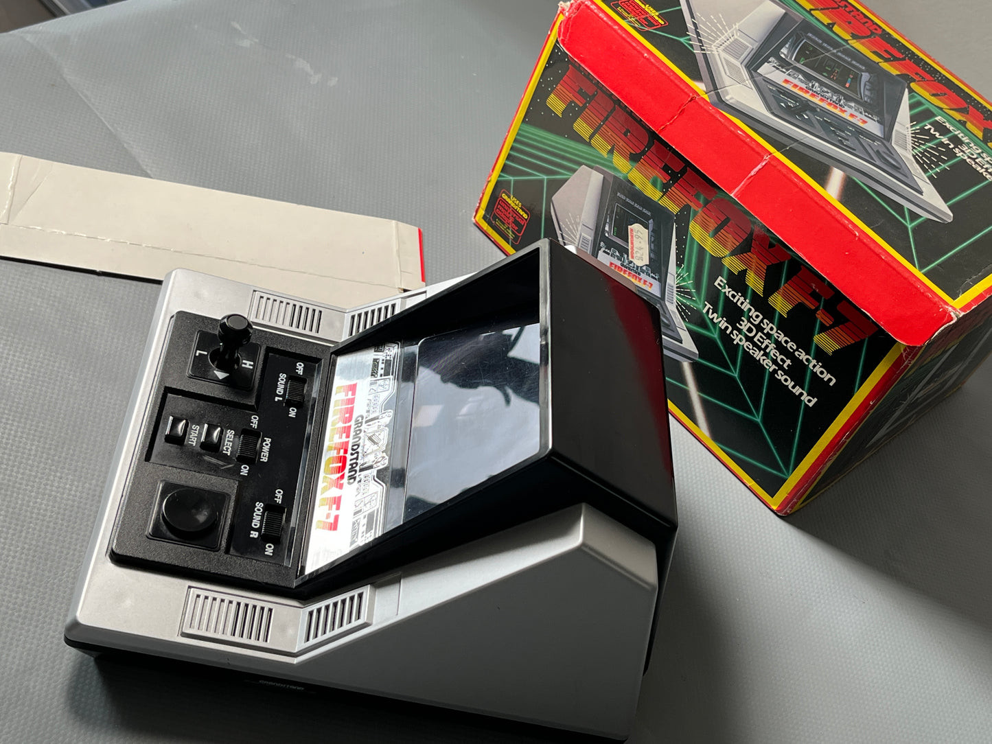 Grandstand Firefox F-7 Vintage Tabletop Game Boxed