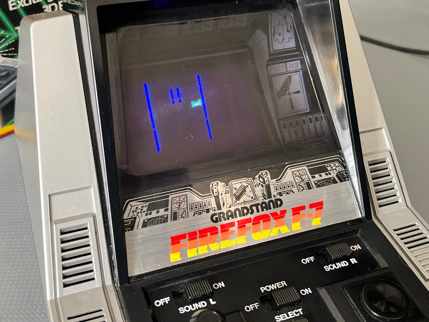 Grandstand Firefox F-7 Vintage Tabletop Game Boxed