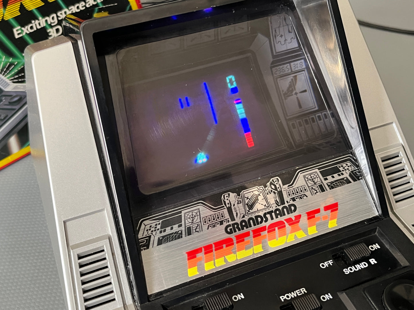 Grandstand Firefox F-7 Vintage Tabletop Game Boxed
