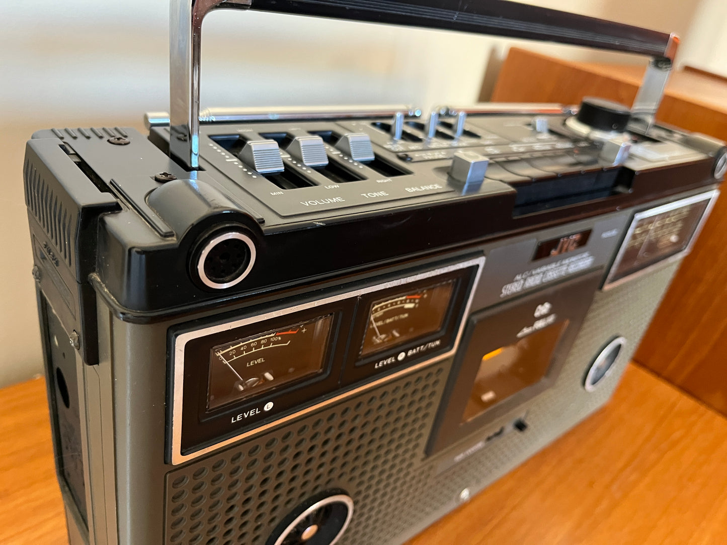 JVC 9475LSB Radio Cassette. 1970s Boombox