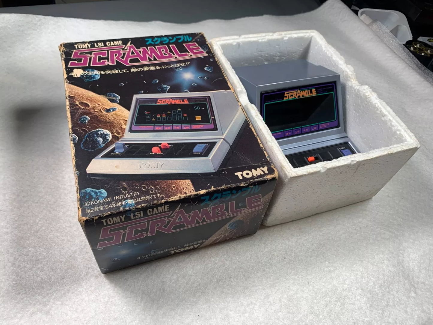 Scramble Tomy LSI Tabletop VFD Game Rare Japanese Box