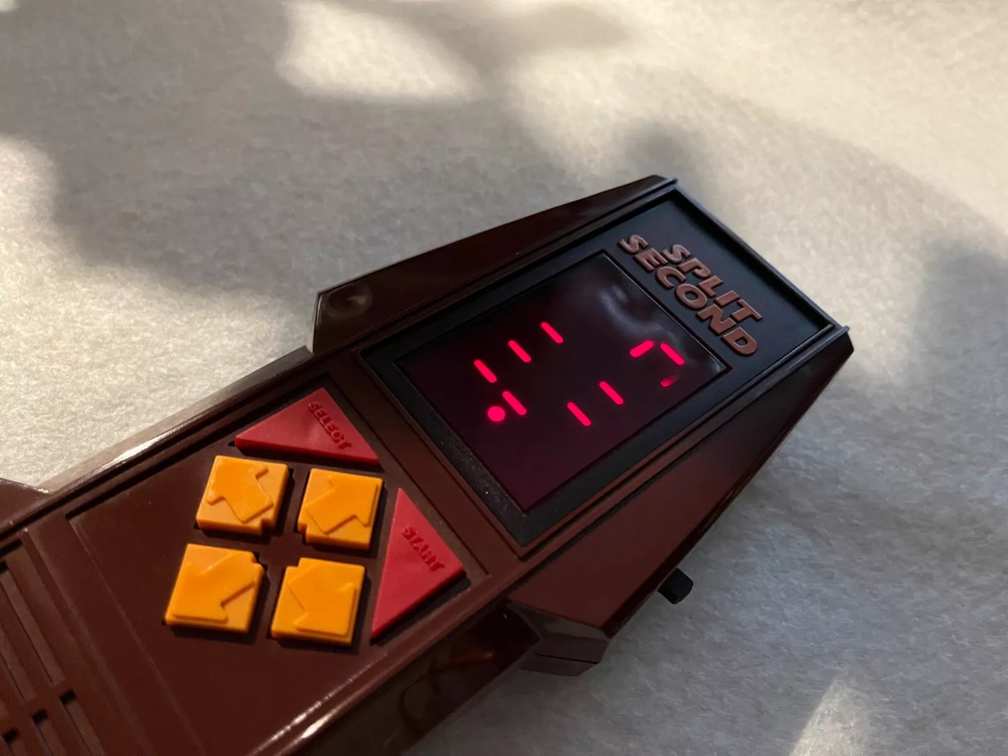 Split Second Palitoy Handheld Electronic Game with Box & Instructions