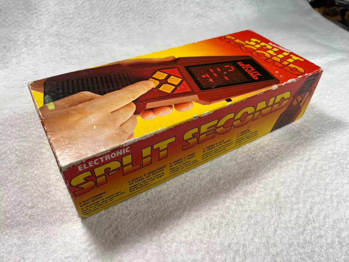 Split Second Palitoy Handheld Electronic Game with Box & Instructions