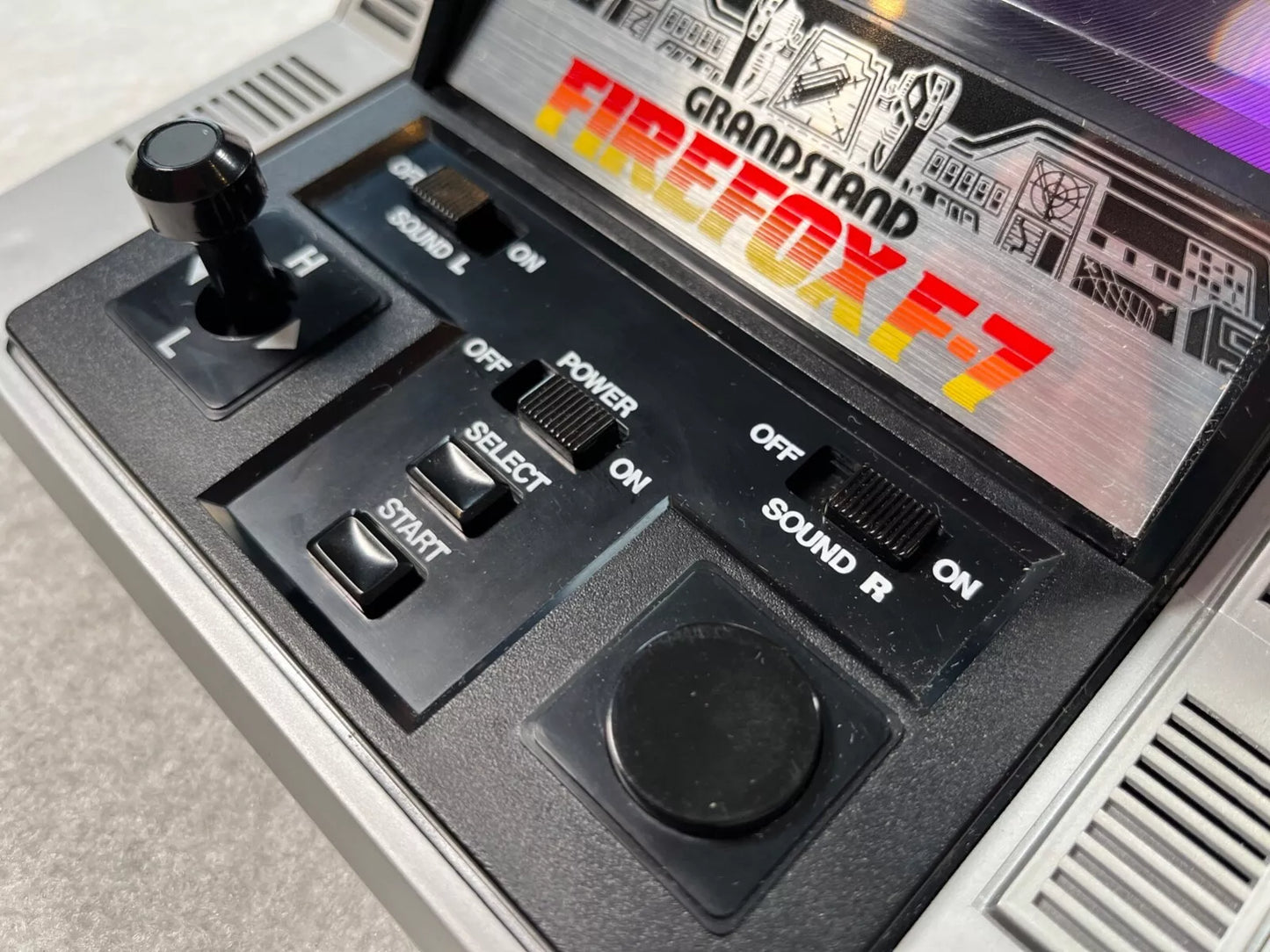 Firefox F-7 Grandstand Tabletop Electronic Game Boxed with Instructions