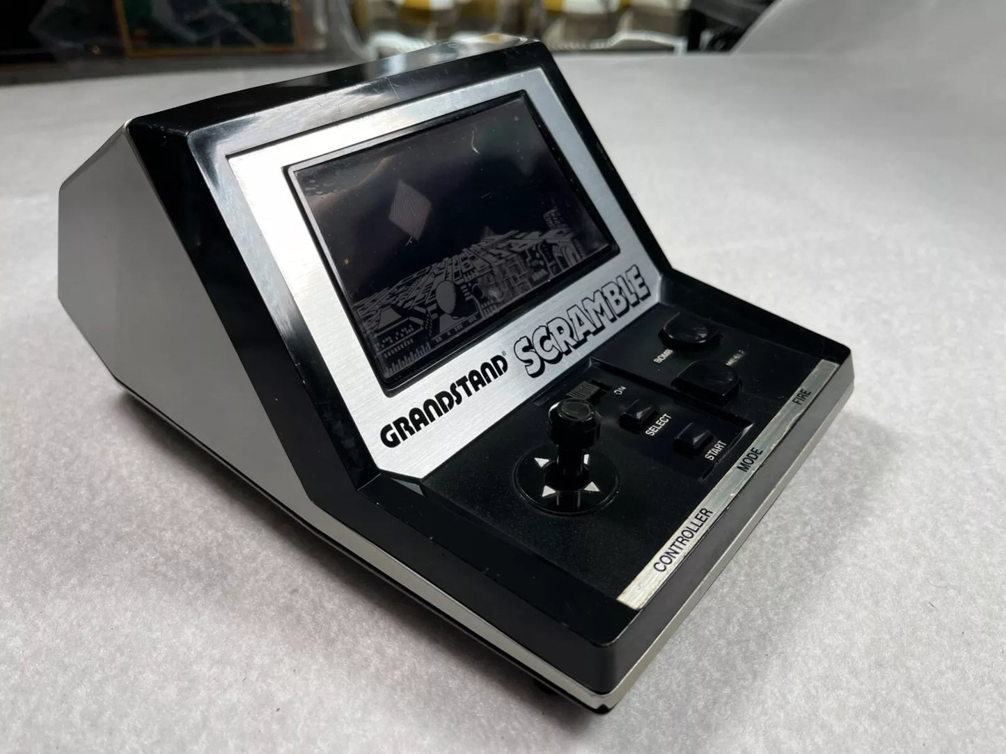 Scramble Grandstand Tabletop Electronic Vintage Game