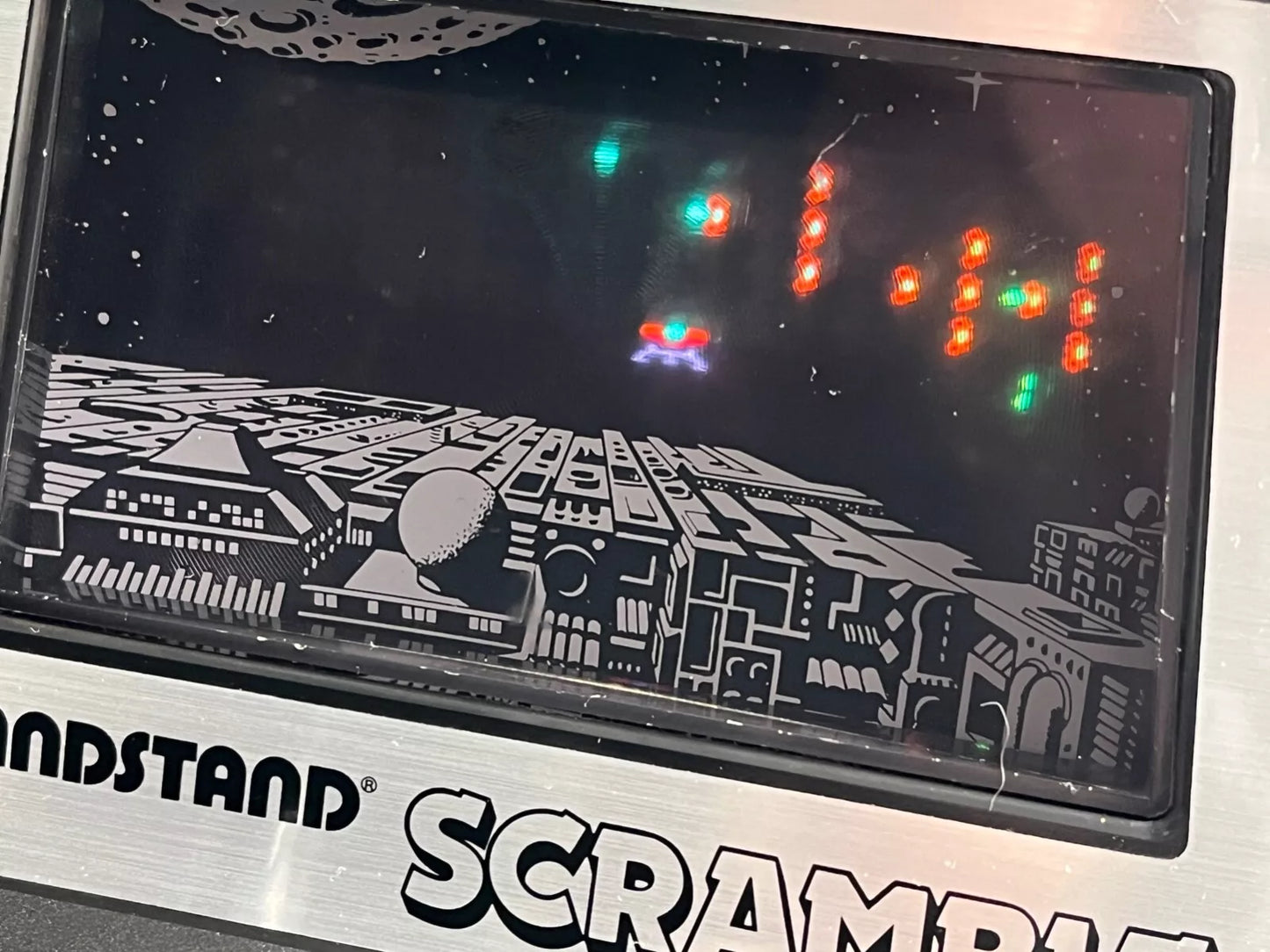 Scramble Grandstand Tabletop Electronic Vintage Game