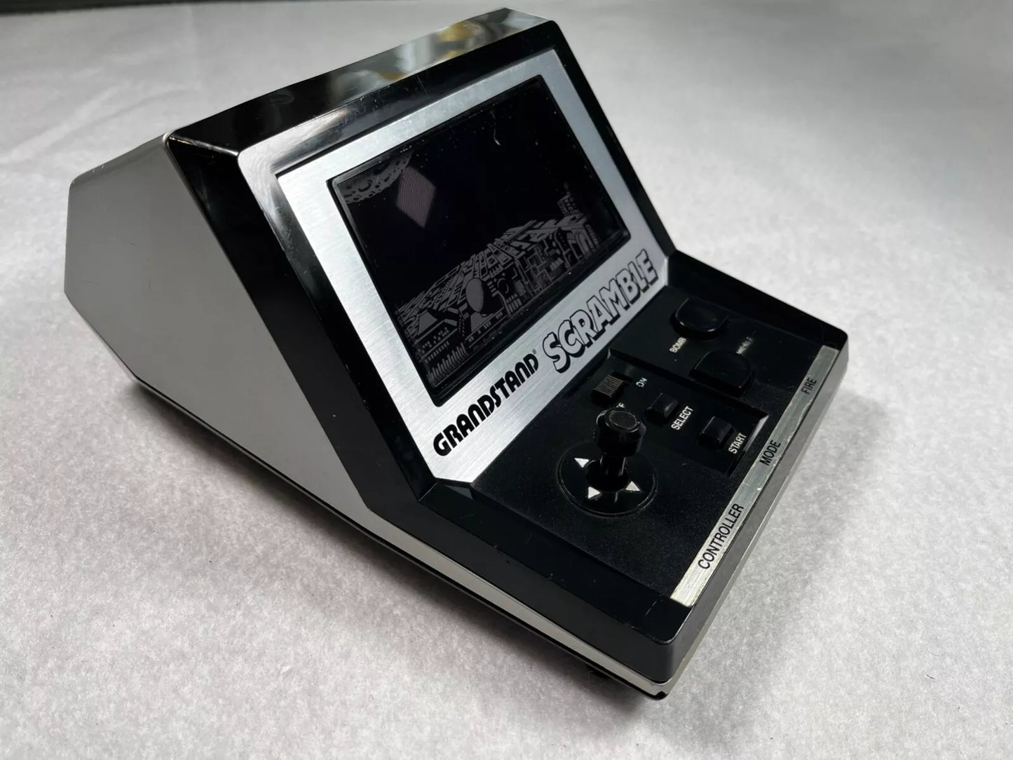 Scramble Grandstand Tabletop Electronic Vintage Game