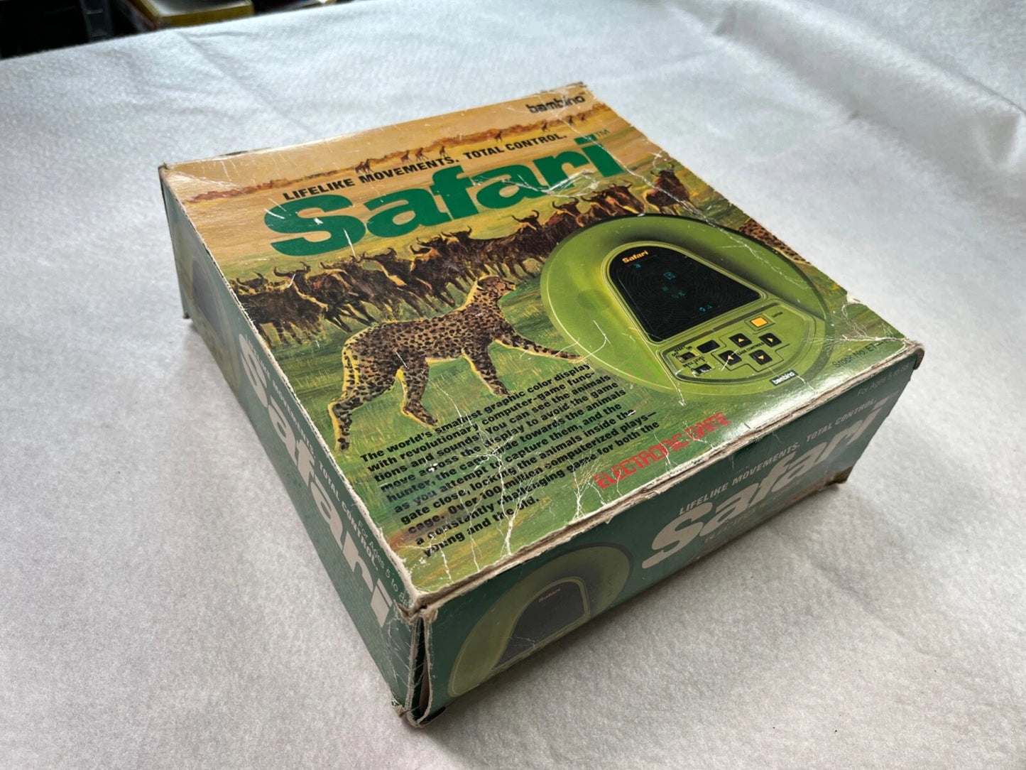 Safari Bambino Vintage Handheld Electronic Game, Boxed