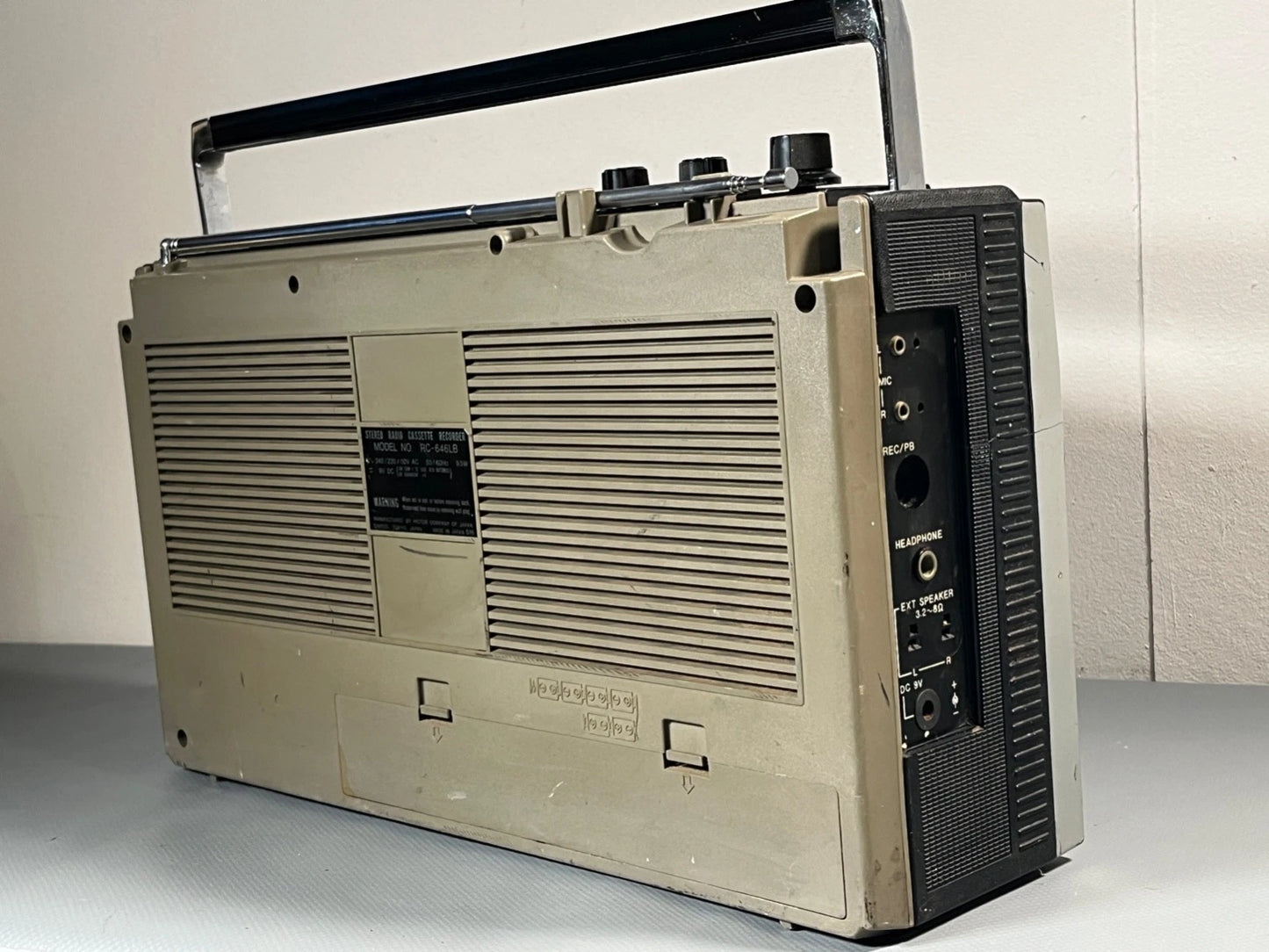 JVC RC-646 Boombox Radio Cassette