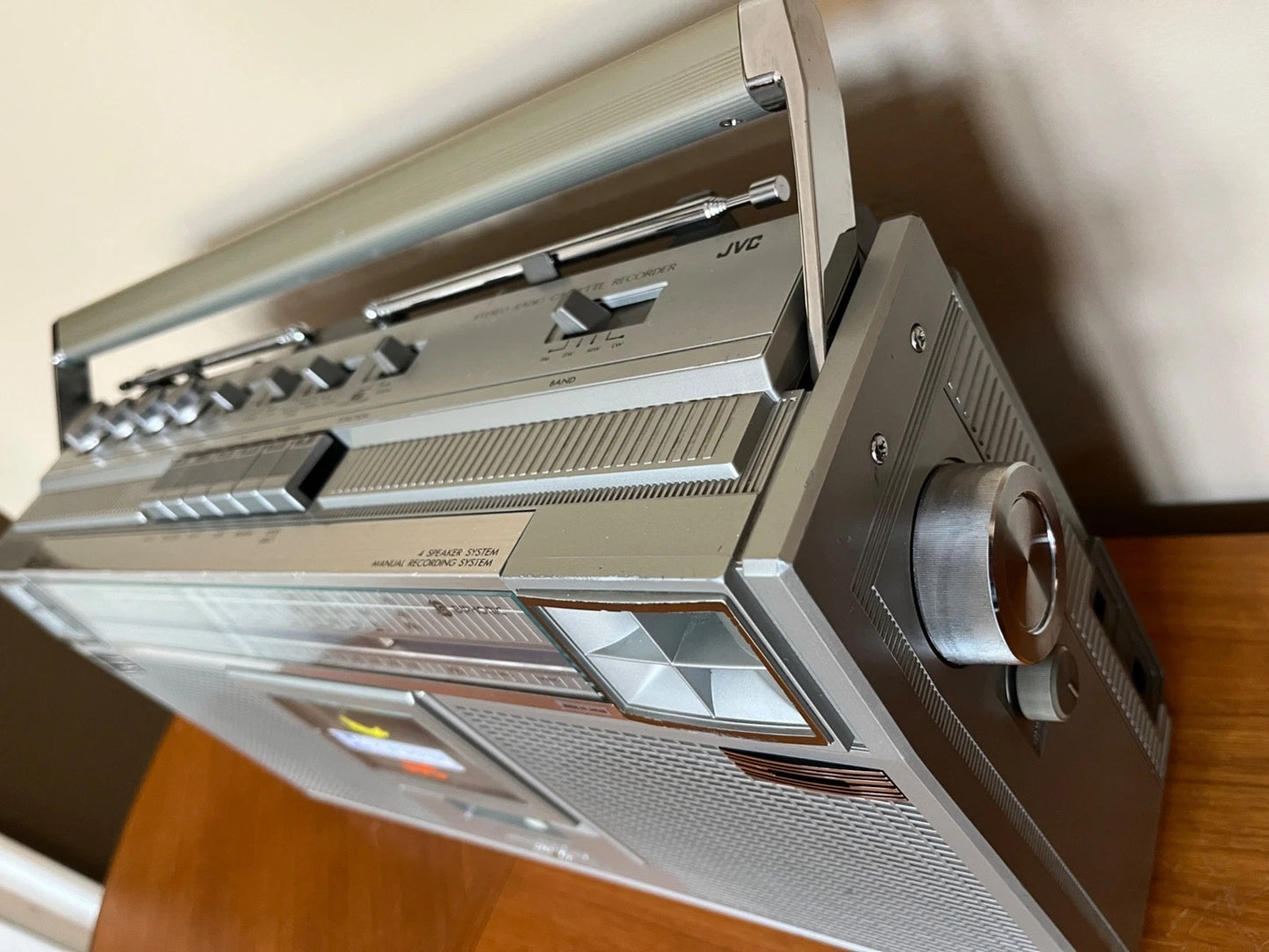 JVC RC-656 Boombox Radio Cassette. Biphonic