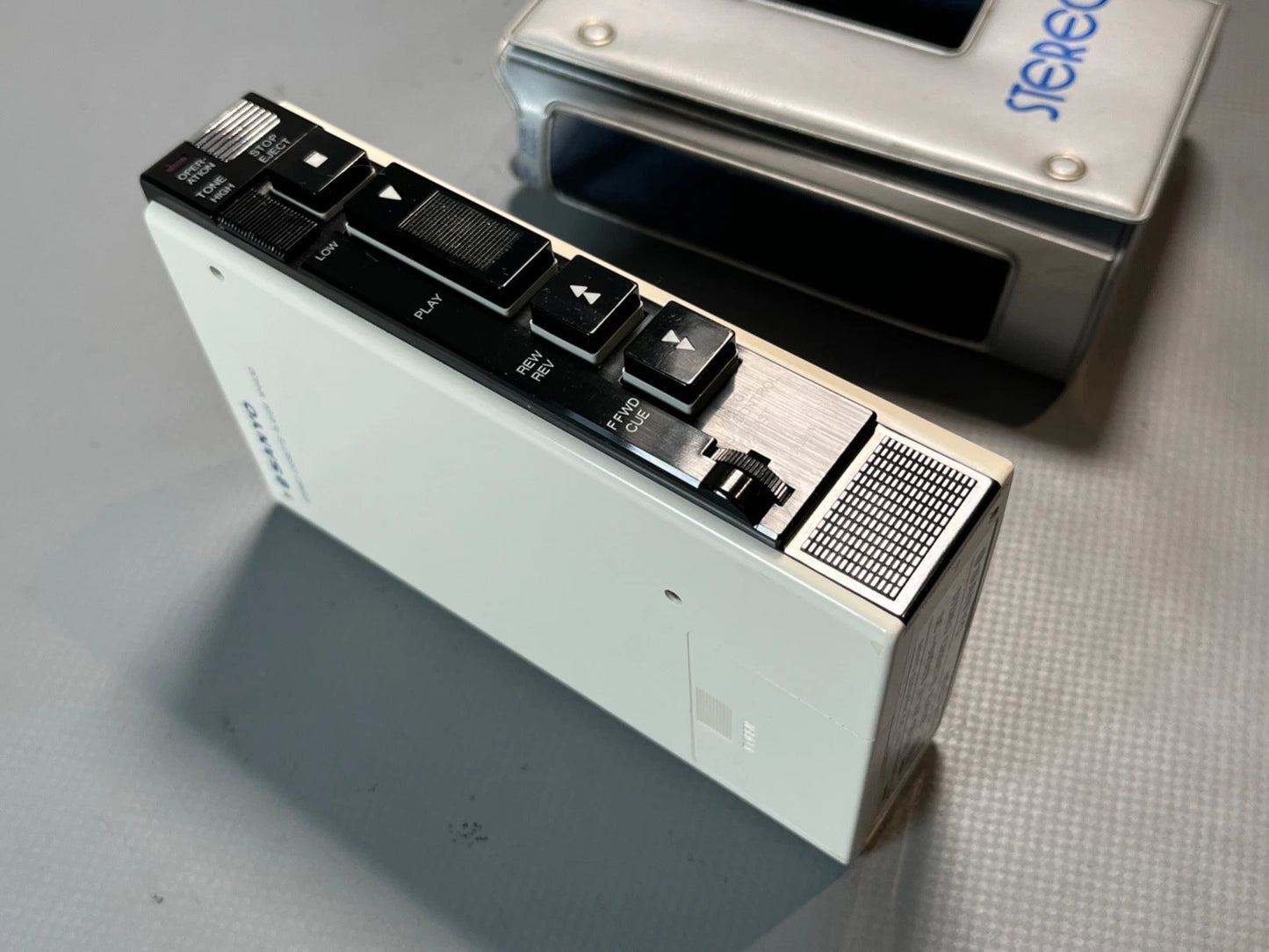 Sanyo M4430 NEW BELTS. Serviced & Working Vintage Cassette Walkman. With Case
