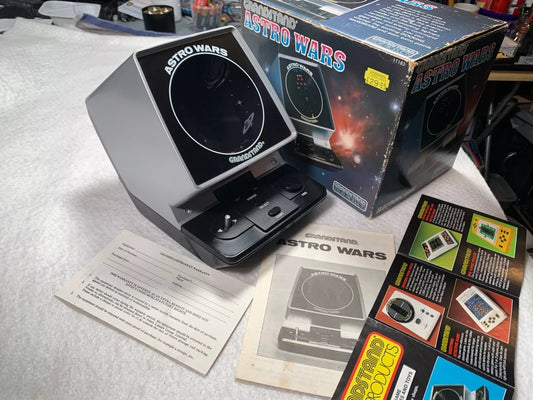 Astro Wars Grandstand Tabletop VFD Game Boxed with Instructions