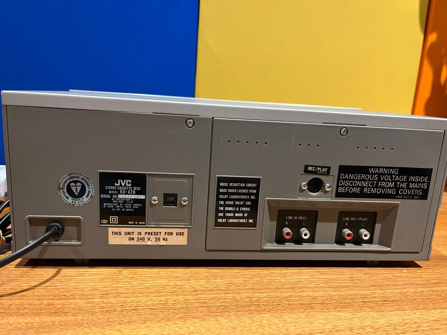 JVC KD-A2 Cassette Recorder