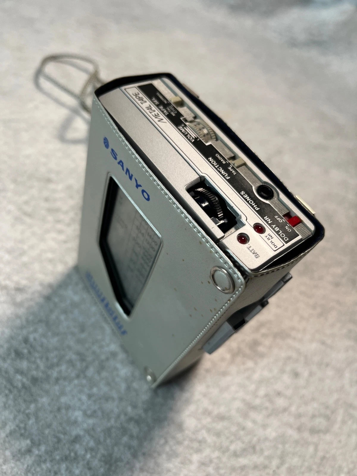 Sanyo MG34DT NEW BELT. Working Cassette Walkman. Radio Pack. Case. Dolby Metal