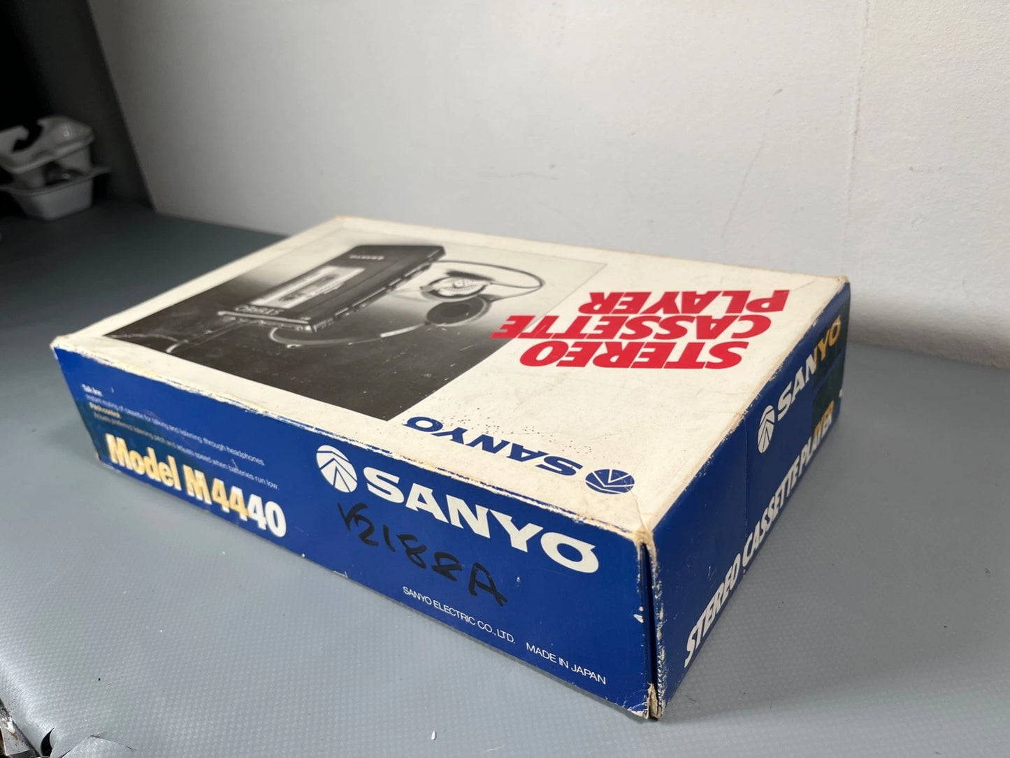 Sanyo M4440 Vintage Stereo Cassette Walkman, Boxed