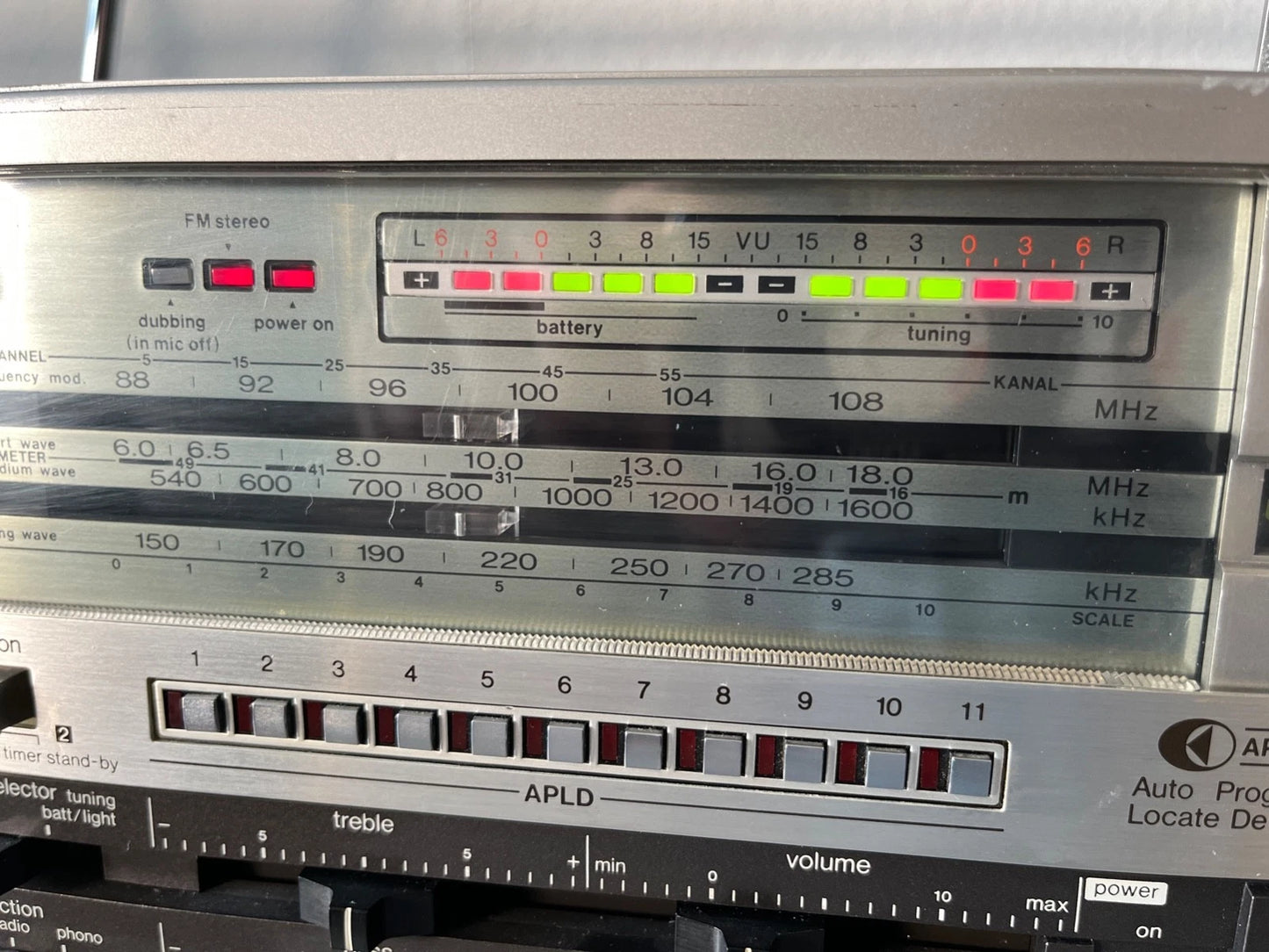 Sharp Boombox. NEW BELTS and Service. GF-555 1980s Radio Cassette. Fully Working