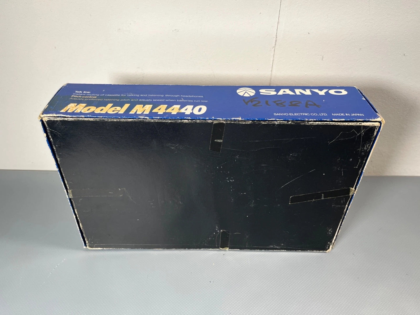 Sanyo M4440 Vintage Stereo Cassette Walkman, Boxed