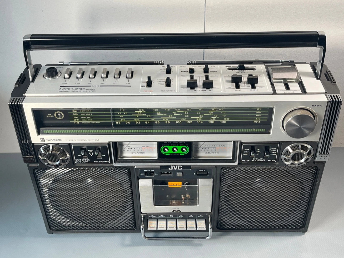 JVC RC-838 Boombox. Radio Cassette. SERVICED New belts etc. VGC! Rare