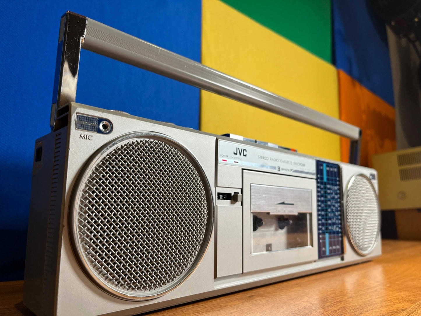 JVC RC-S40LB Boombox, Radio Cassette Recorder