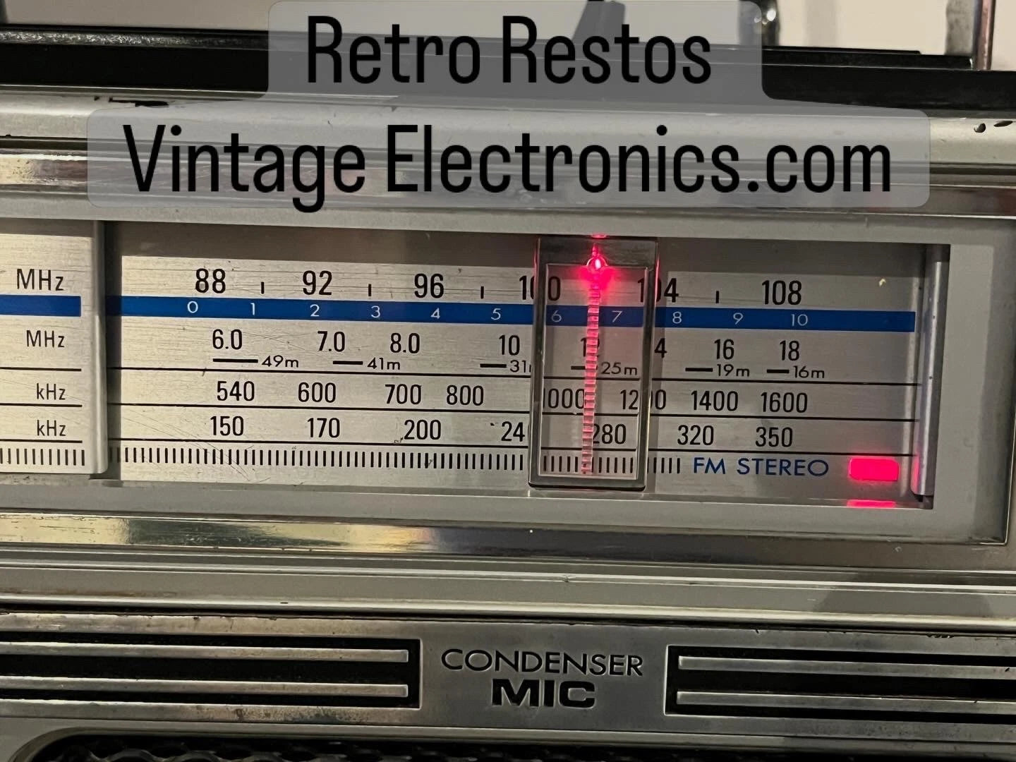 JVC RC-646 Boombox Radio Cassette