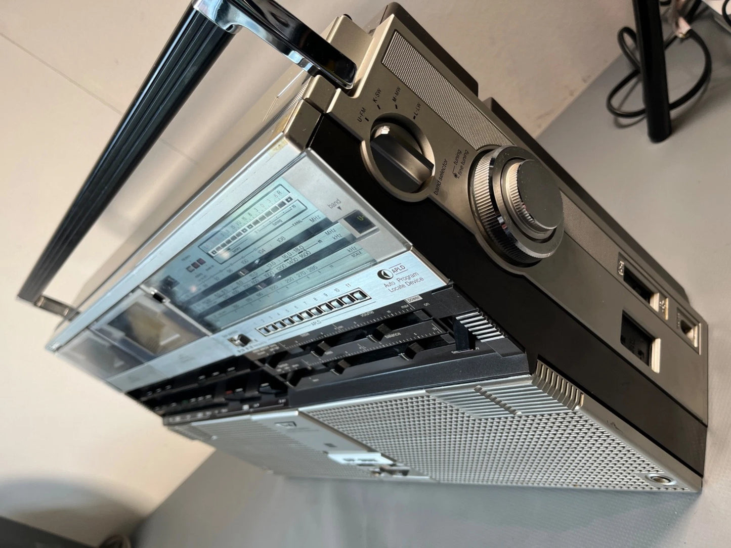 Sharp Boombox. NEW BELTS and Service. GF-555 1980s Radio Cassette. Fully Working