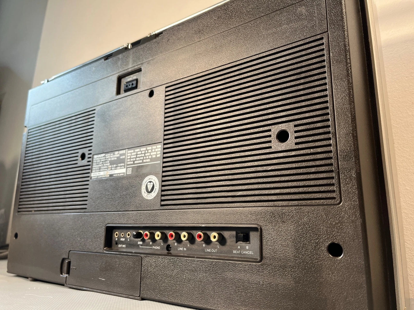 Sharp Boombox. NEW BELTS and Service. GF-555 1980s Radio Cassette. Fully Working