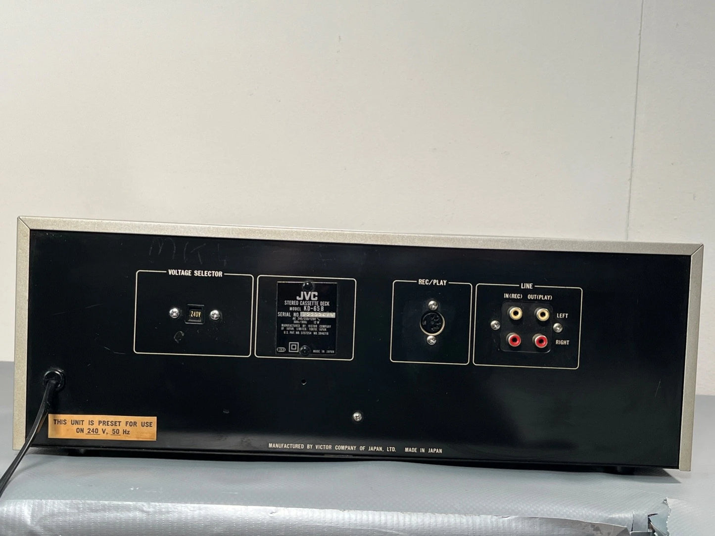 JVC KD-65 Cassette Recorder.