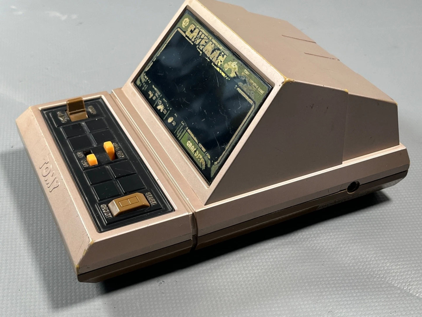 Tomy Caveman VFD Game Vintage Tabletop Arcade