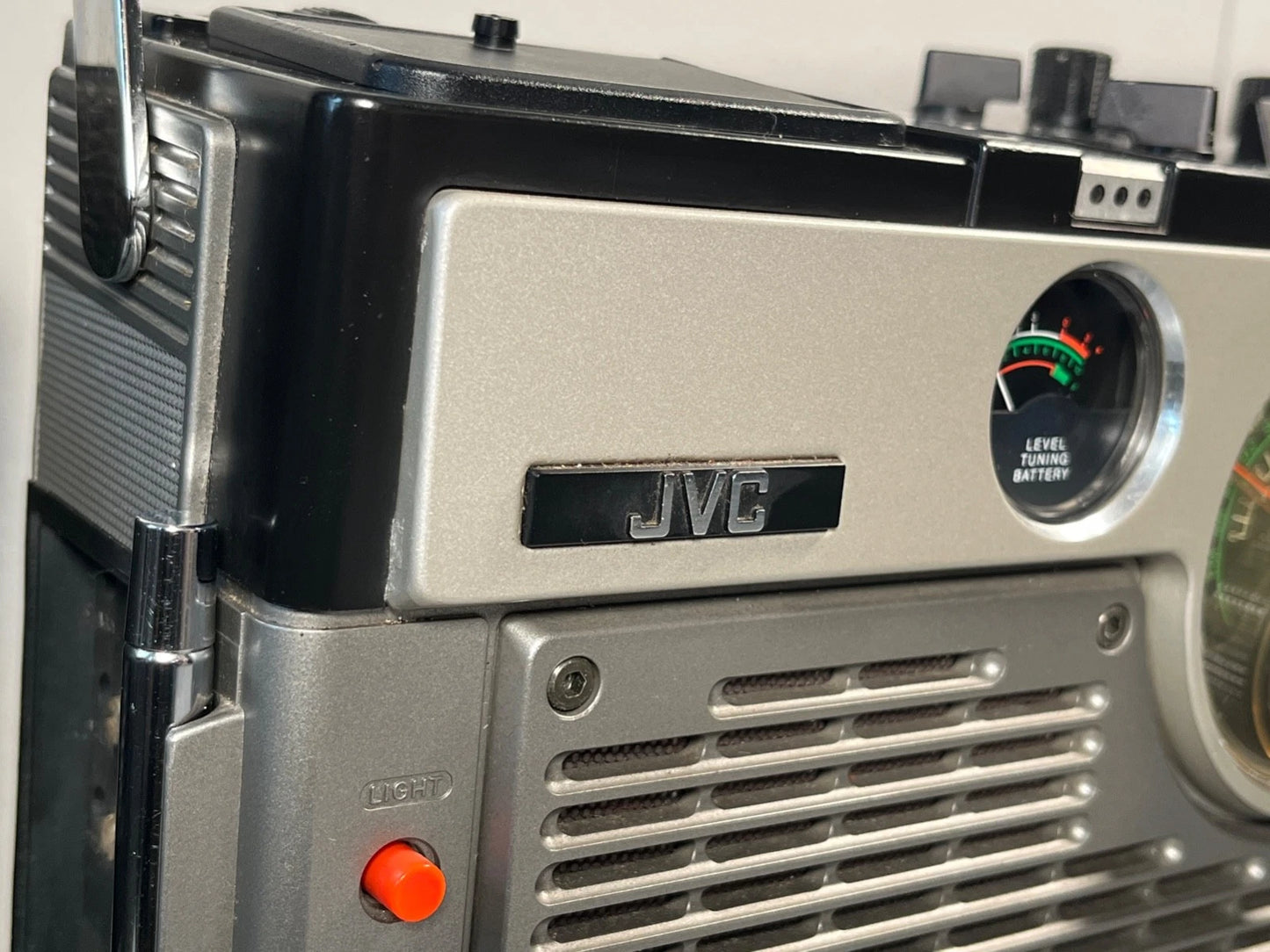 JVC 3060 Radio Cassette TV Boombox with Case & Hood