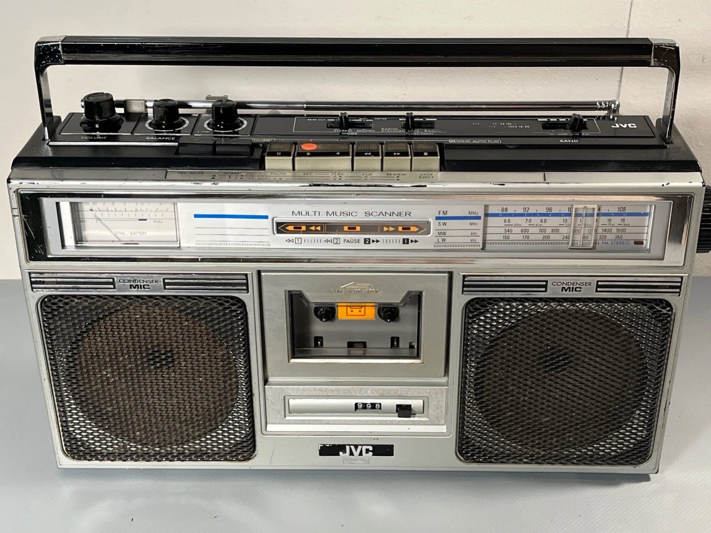 JVC RC-646 Boombox Radio Cassette