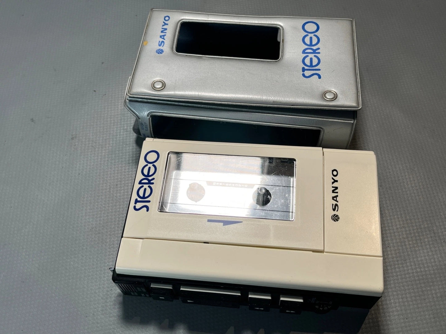 Sanyo M4430 NEW BELTS. Serviced & Working Vintage Cassette Walkman. With Case