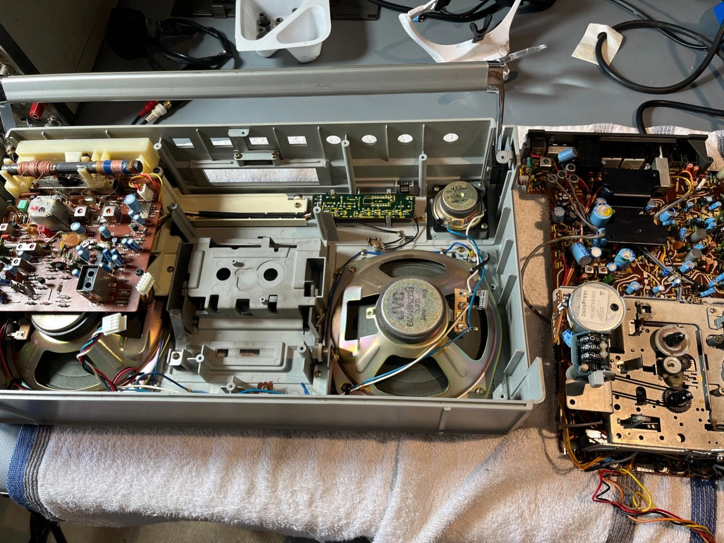 JVC RC-656 Boombox Radio Cassette. Biphonic