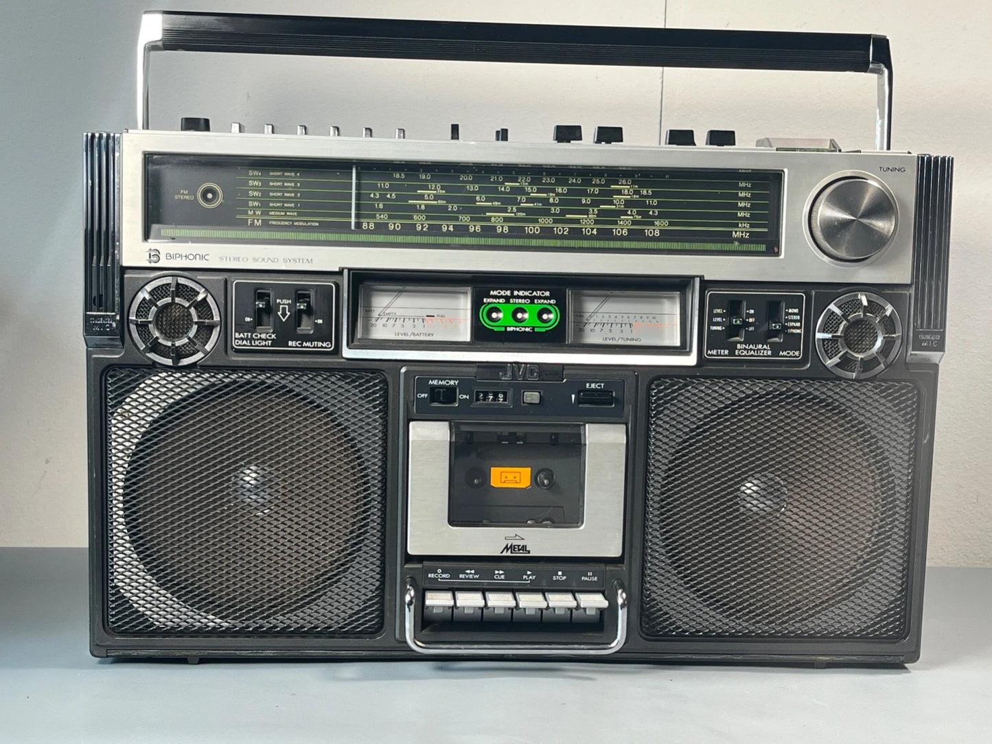 JVC RC-838 Boombox. Radio Cassette. SERVICED New belts etc. VGC! Rare