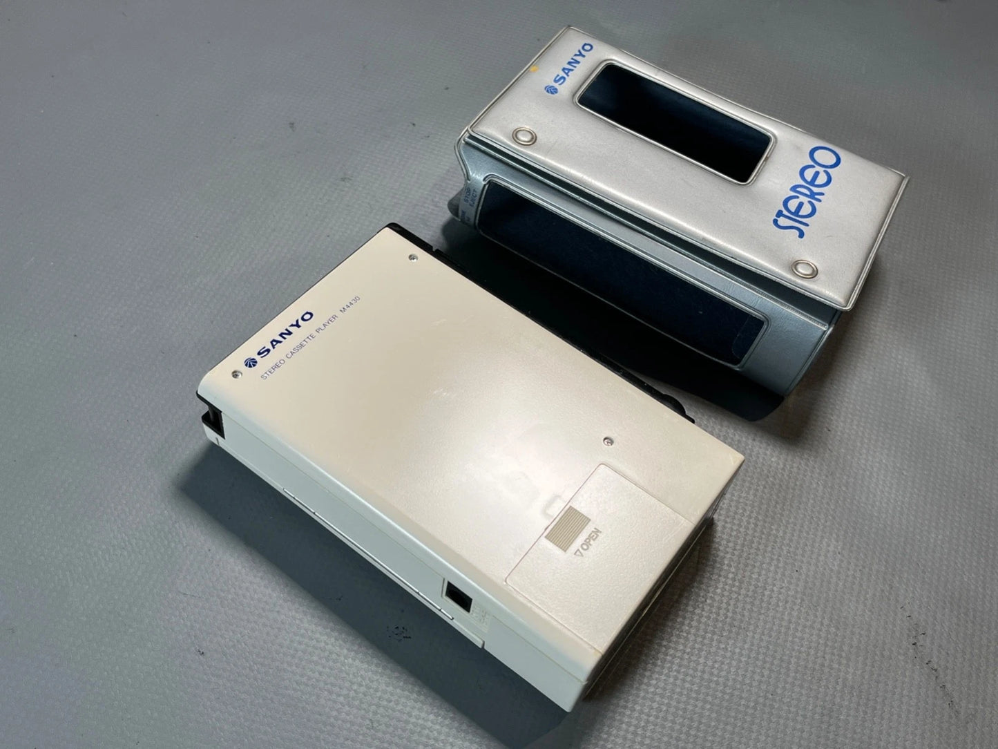 Sanyo M4430 NEW BELTS. Serviced & Working Vintage Cassette Walkman. With Case