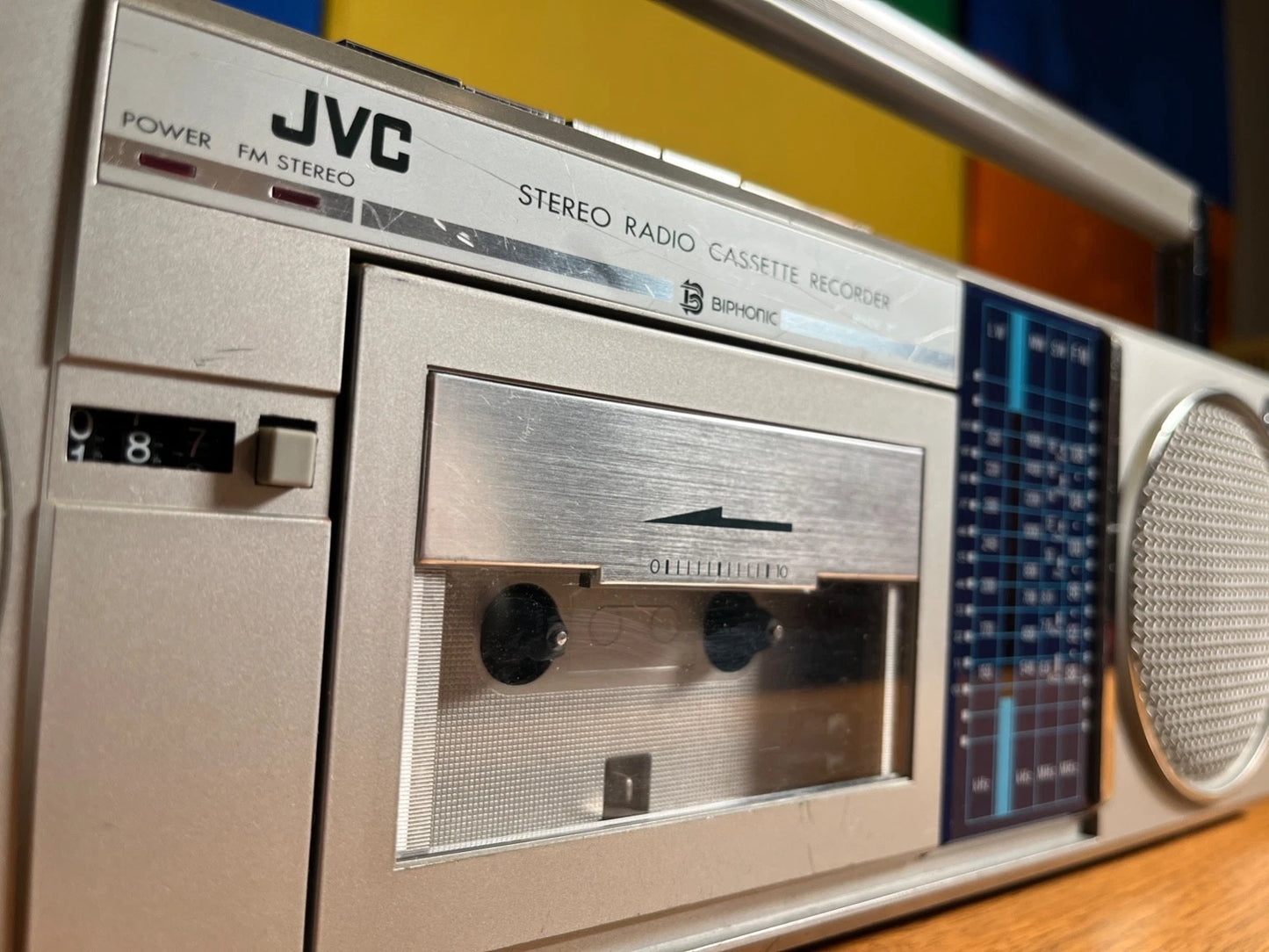 JVC RC-S40LB Boombox, Radio Cassette Recorder