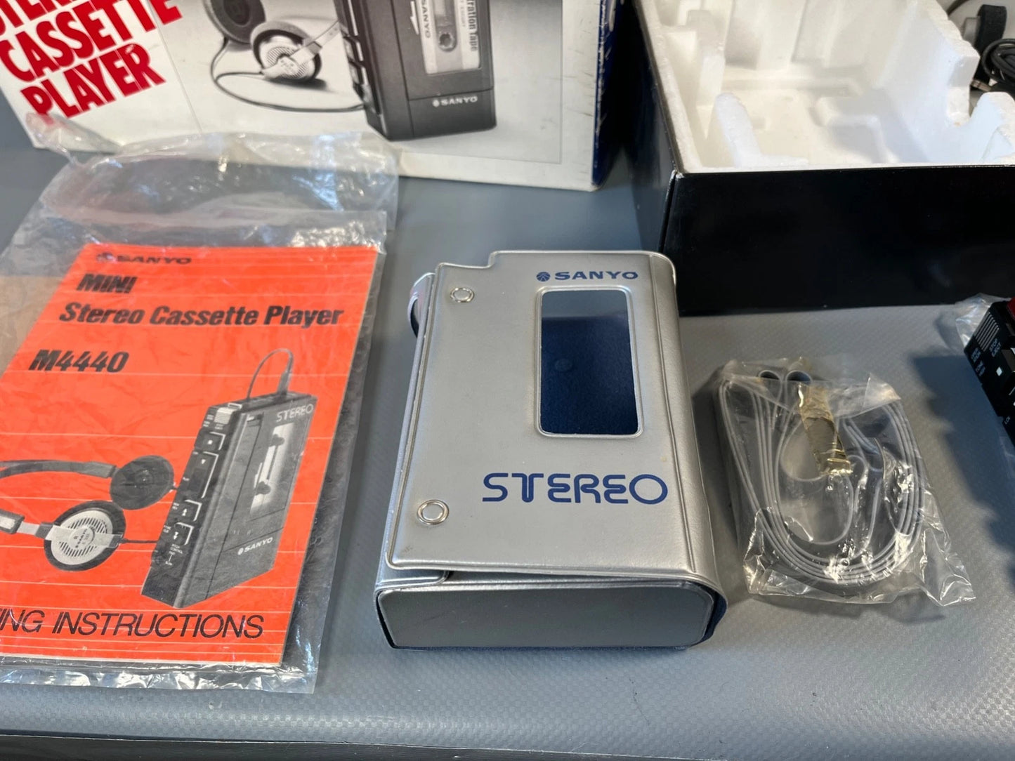 Sanyo M4440 Cassette Walkman Personal Stereo, Boxed