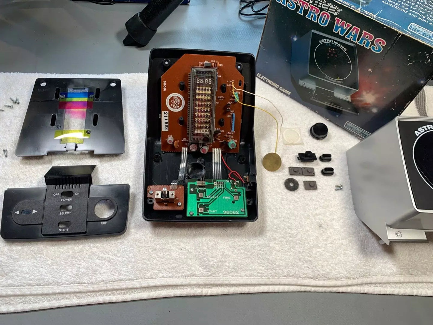 Astro Wars Grandstand Handheld Game with Box & Instructions