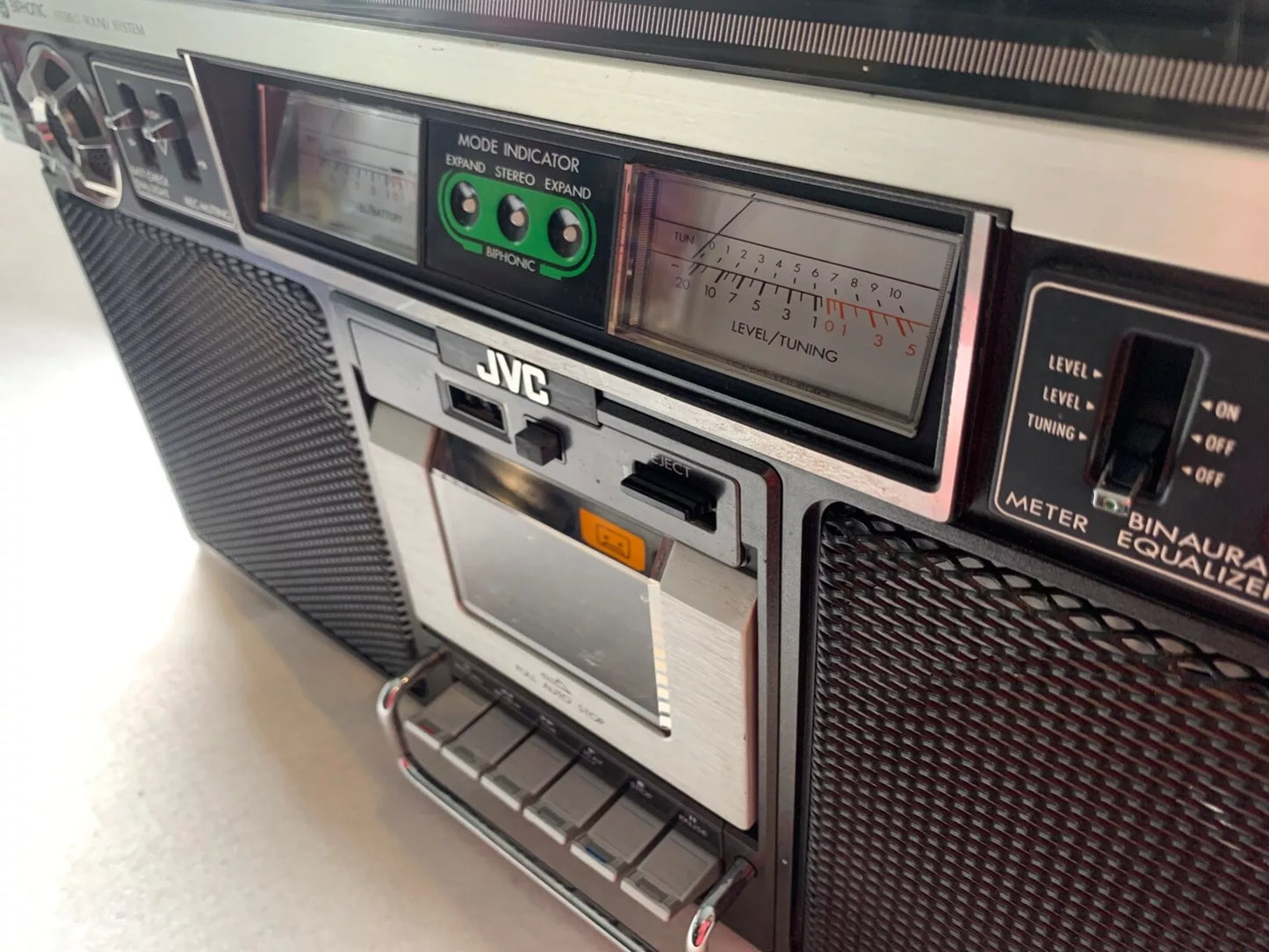 JVC RC-838 Boombox Radio Cassette