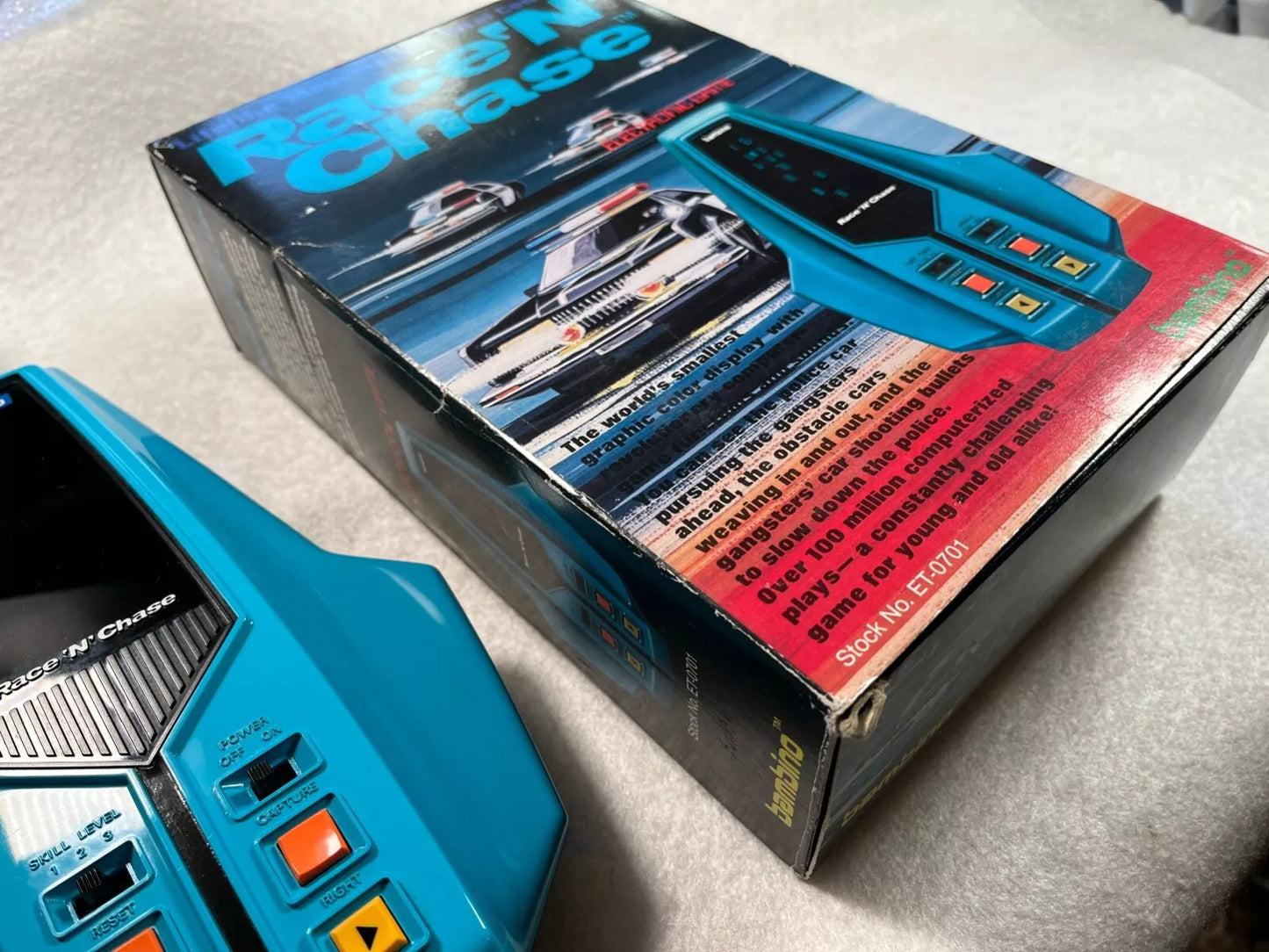 Race n Chase Bambino Handheld Electronic Game Boxed with Instructions