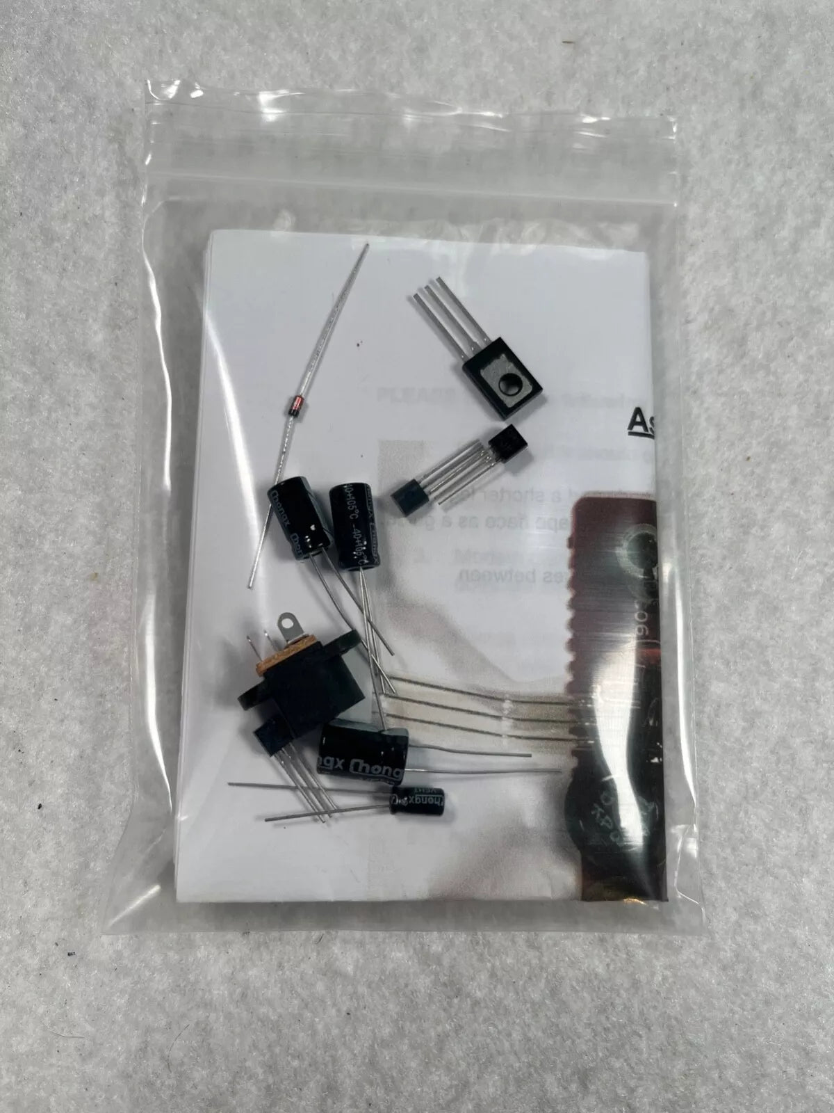Repair Kit for Grandstand Astro Wars Game. Capacitors,Transistors,Diode DC Jack