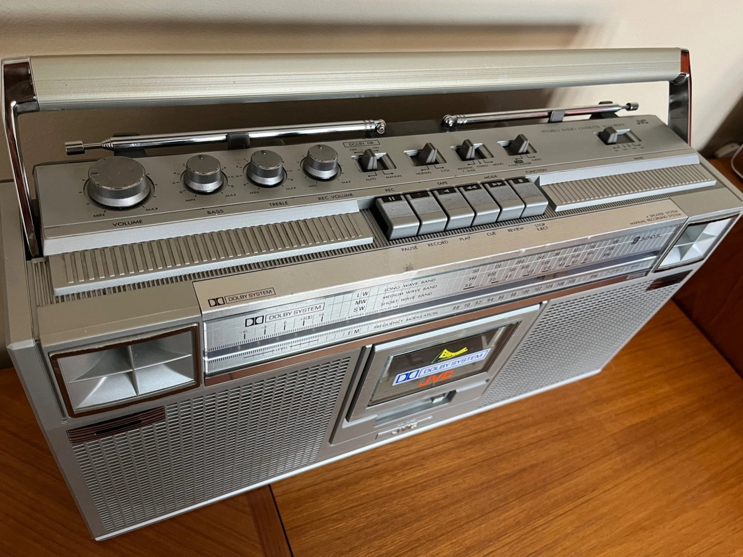 JVC RC-656 Boombox Radio Cassette. Biphonic
