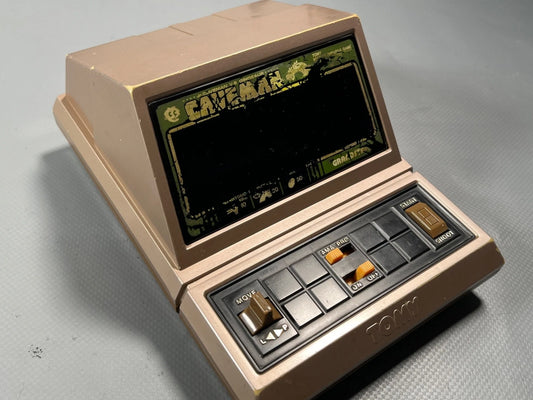 Tomy Caveman VFD Game Vintage Tabletop Arcade
