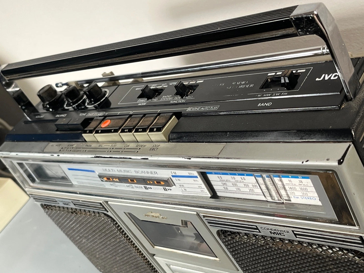 JVC RC-646 Boombox Radio Cassette